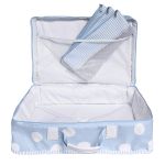 Mala Maternidade Vintage Bubbles Azul - Masterbag