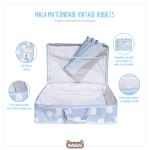 Mala Maternidade Vintage Bubbles Azul - Masterbag