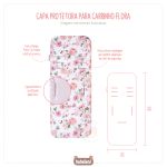 Capa protetora para carrinho de bebê Flora - Masterbag