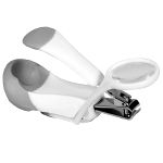 Cortador de Unhas com Lupa Cinza (0m+) - Clingo