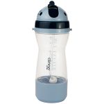 Garrafa Travel c/ Porta Biscoito Marinho 350ml (6m+) - Clingo