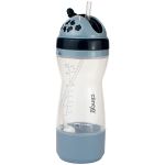 Garrafa Travel c/ Porta Biscoito Marinho 350ml (6m+) - Clingo