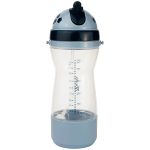 Garrafa Travel c/ Porta Biscoito Marinho 350ml (6m+) - Clingo