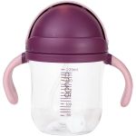 Copo de Tritan c/ Canudo Rosé 220ml (6m+) - Clingo