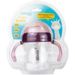 Copo de Tritan c/ Canudo Rosé 220ml (6m+) - Clingo