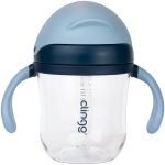 Copo de Tritan c/ Canudo Marinho 220ml (6m+) - Clingo