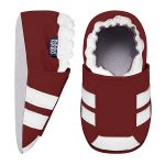 Tênis Listra em couro Eco Vermelho/Branco - Babo Uabu