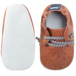 Sapatinho para bebê New Wave em couro Eco Chilli - Babo Uabu
