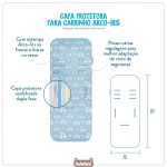 Capa protetora para carrinho de bebê Arco-íris - Masterbag