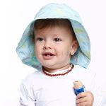 Chapéu de banho Bucket c/ proteção solar FPS 50+ Tubarão Havaí - Iplay by Green Sprouts