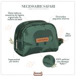 Necessaire para bebê Safari Verde - Masterbag