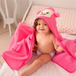 Toalha Banhão c/ capuz atoalhado para bebê Cachorrinha - Fisher Price