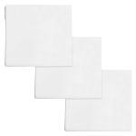 Kit 3 Cueiros para bebê flanelado Branco Bercinho - Incomfral