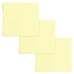 Kit 3 Cueiros para bebê flanelado Amarelo Bercinho - Incomfral