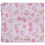 Kit c/ 3 Cueiros para bebê flanelado Ursinhas Bercinho - Incomfral