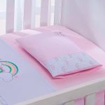 Kit 2 Fronhas para bebê em malha Coelha Arco-Íris Bambi - Incomfral