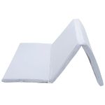 Colchonete Dobrável para Berço Portátil Branco Bambi - Incomfral