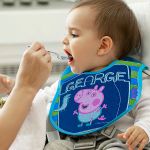 Babador Anatômico Impermeável para bebê em atoalhado George Peppa Pig - Incomfral