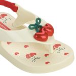 Chinelo com elástico para bebê Belle Bege - Ipanema