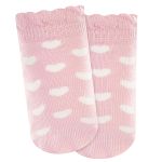 Tripack: 3 meias Soquete para bebê Ursa/Corações/Xadrez