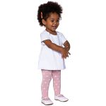Meia-Calça Malha para bebê Poá Rosé - Lupo