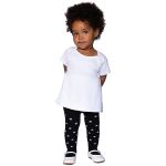 Meia-Calça Malha para bebê Poá Preto - Lupo