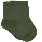 Tripack: 3 meias Soquete para bebê Bege/Caqui/Verde - Lupo