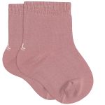 Tripack: 3 meias Soquete para bebê Nude/Rosa/Lilás - Lupo