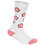 Meia 3/4 Infantil Floral Branca - Lupo
