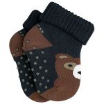 Meia Soquete para bebê c/ antiderrapante Urso - Lupo