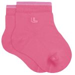 Tripack: 3 meias Soquete para bebê Rosa Claro/Rosa/Pink - Lupo
