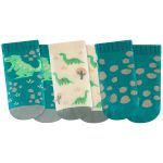 Tripack: 3 meias Soquete para bebê Dino - Lupo