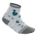 Meia Soquete para bebê c/ antiderrapante Dinossauro - Lupo