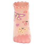 Meia Soquete para bebê c/ antiderrapante Floral - Lupo