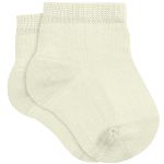 Tripack: 3 meias Soquete para bebê Ladybug Off White/Poá/Amarela - Lupo