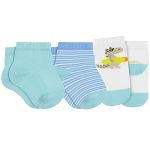 Tripack: 3 meias Soquete para bebê Dino Surfista - Lupo