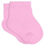Tripack: 3 meias Soquete para bebê Branca/Rosa/Lilás - Lupo