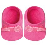 Meia Sapatilha para bebê c/ antiderrapante Coração Pink - Lupo