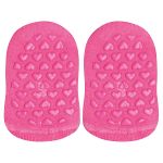 Meia Sapatilha para bebê c/ antiderrapante Coração Pink - Lupo