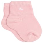 Tripack: 3 meias Soquete para bebê Branca/Mescla/Rosa - Lupo