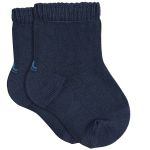 Tripack: 3 meias Soquete para bebê Cinza/Azul/Marinho - Lupo