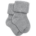 Meia Soquete para bebê Mescla Cinza - Lupo