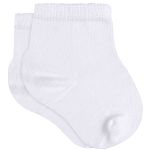 Tripack: 3 meias Soquete para bebê Branca/Cinza/Leão - Lupo