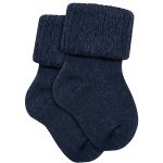 Meia Soquete para bebê Mescla Jeans Marinho - Lupo