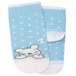 Tripack: 3 meias Soquete para bebê Branco/Rosa/Ursa - Lupo