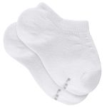 Tripack: 3 meias Sapatilha Básica para bebê Branca/Marinho/Mescla - Lupo