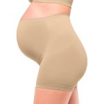 Calcinha Bermuda Boxer Gestante em Microfibra Sem Costura Loba Natural Peach - Lupo