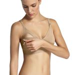 Sutiã de Amamentação Microfibra Loba Natural Peach - Lupo