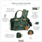 Bolsa Térmica para bebê Anne Safari Verde - Masterbag