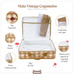 Mala Maternidade Vintage Cogumelos - Masterbag